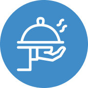 Duplex Food and Beverage Cleaning Icon