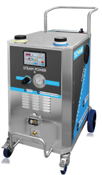 Gauge displaying steam pressure levels in a Duplex Cleaning Machines product.