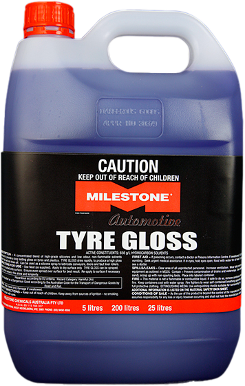 Tyre Gloss, a specialised tyre shine solution