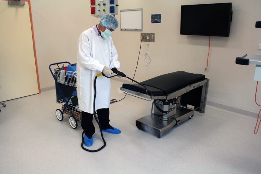 Image representing Duplex Cleaning Machines' range of cleaning solutions tailored for the healthcare industry, ensuring efficiency and effectiveness.