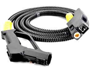 Duplex cleaning steam hose