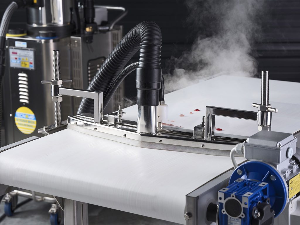 Image shows the conveyor Belt Cleaning System