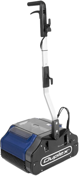 Duplex 340 floor cleaning machine efficiently cleaning a variety of surfaces.