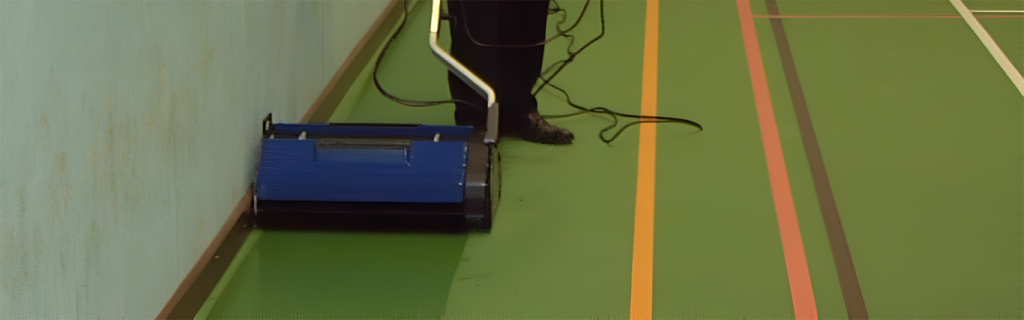 The Duplex 620 floor cleaner showcasing its deep cleaning and restoration capabilities on various floor types.