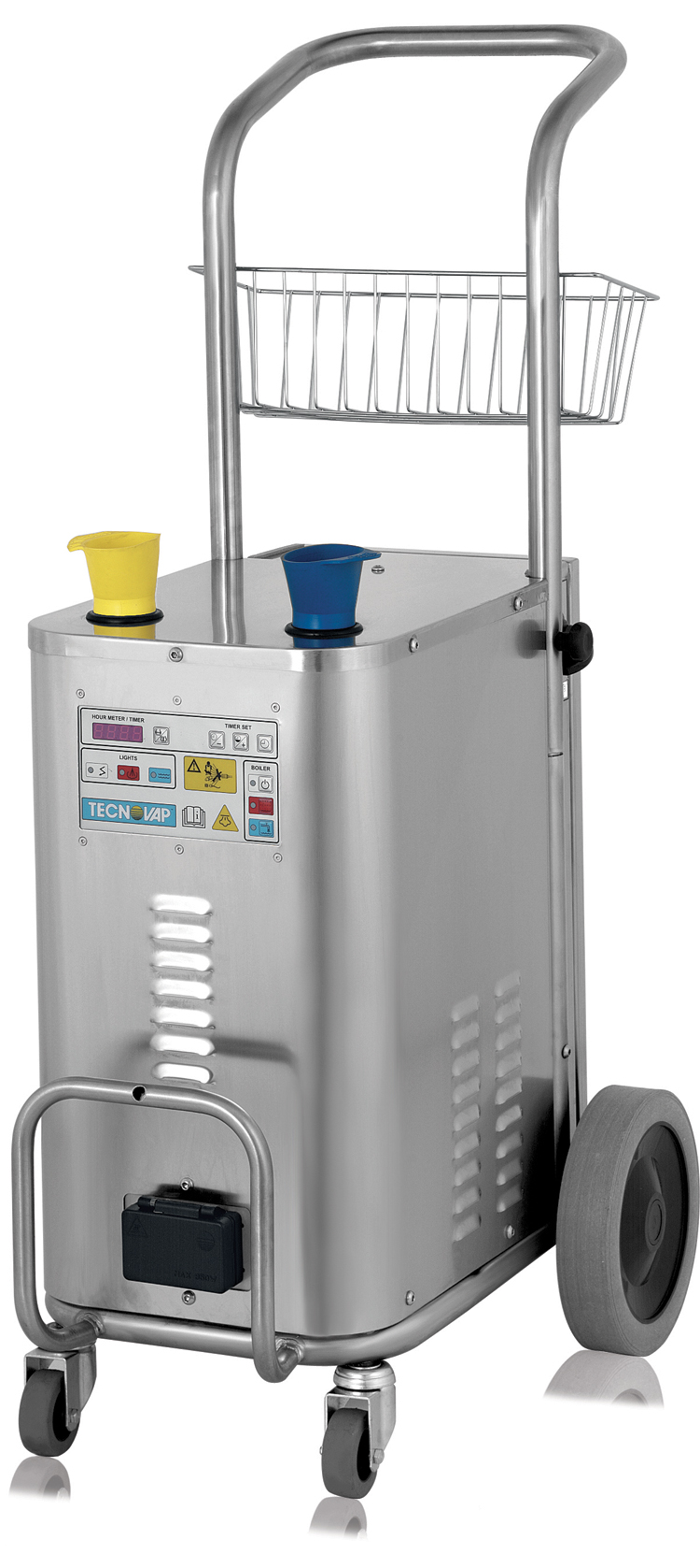 Jetsteam Inox steam cleaner, advanced cleaning technology in stainless steel design.