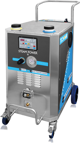 A powerful steam pressure machine by Duplex Cleaning Machines.