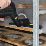 Image depicting advanced cleaning solutions specifically designed for farm and dairy industrial environments, emphasising hygiene and efficiency.