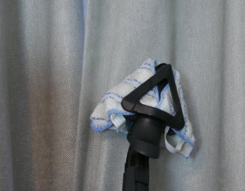 Image illustrating the process of thermally sanitising upholstery and curtains in a healthcare environment, ensuring deep cleanliness.