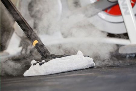 Image showcasing Duplex Cleaning Machines' range of equipment for efficiently cleaning and disinfecting hard floors in gymnasiums and fitness clubs.