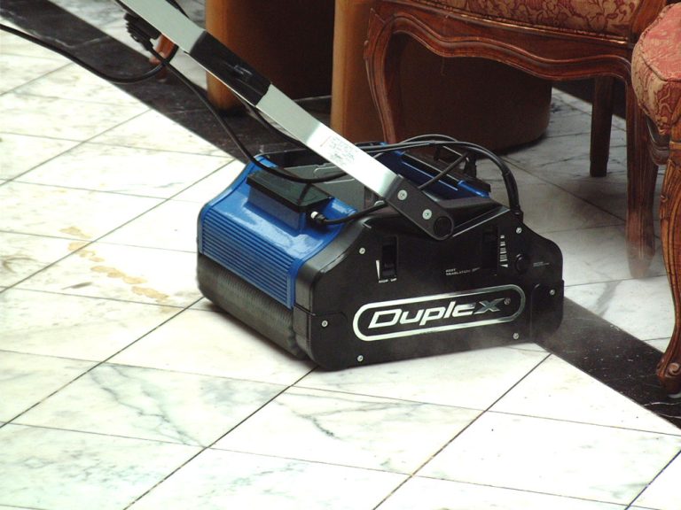 Image displaying Duplex Cleaning Machines' specialised approach to cleaning floors in lobbies, waiting areas, and corridors of massage and day spas.
