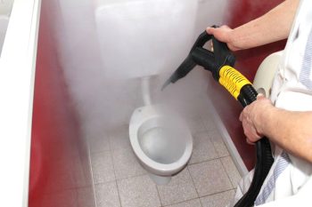 illustrating Duplex Cleaning Machines' methods for hygienically cleaning and deodorising smelly toilet facilities in schools.