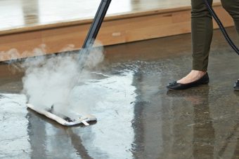 Image depicting Duplex Cleaning Machines' equipment for maintaining cleanliness and hygiene in canteen floors and food preparation areas in universities and TAFEs.