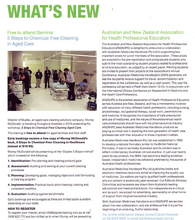 five steps to achieving chemical free cleaning processes