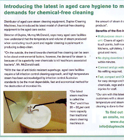 Introducing the latest in aged care hygiene