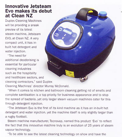 Innovative Jetsteam Evo makes its debut at Clean NZ