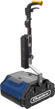 Duplex Lithium Hybrid floor cleaner, showcasing its commitment to minimal waste, reduced chemical and water use, and Smart Approved WaterMark compliance.