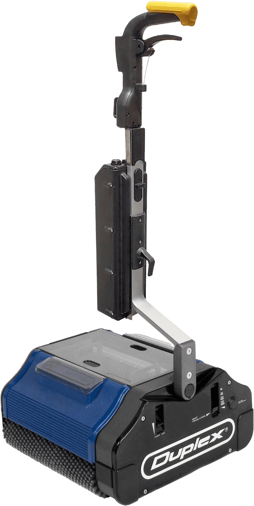 Duplex Lithium Hybrid floor cleaner, showcasing its commitment to minimal waste, reduced chemical and water use, and Smart Approved WaterMark compliance.