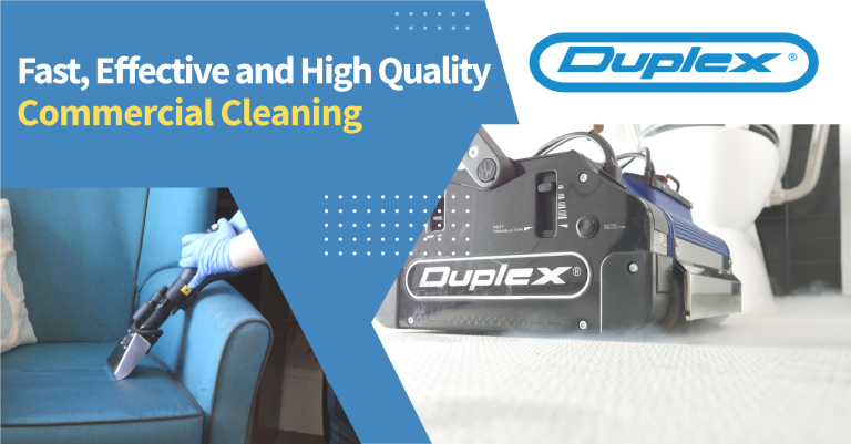 Image shows Commercial Cleaning Equipment by Duplex Cleaning Machines