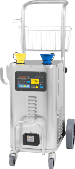 Jetsteam Inox steam cleaner, advanced cleaning technology in stainless steel design.