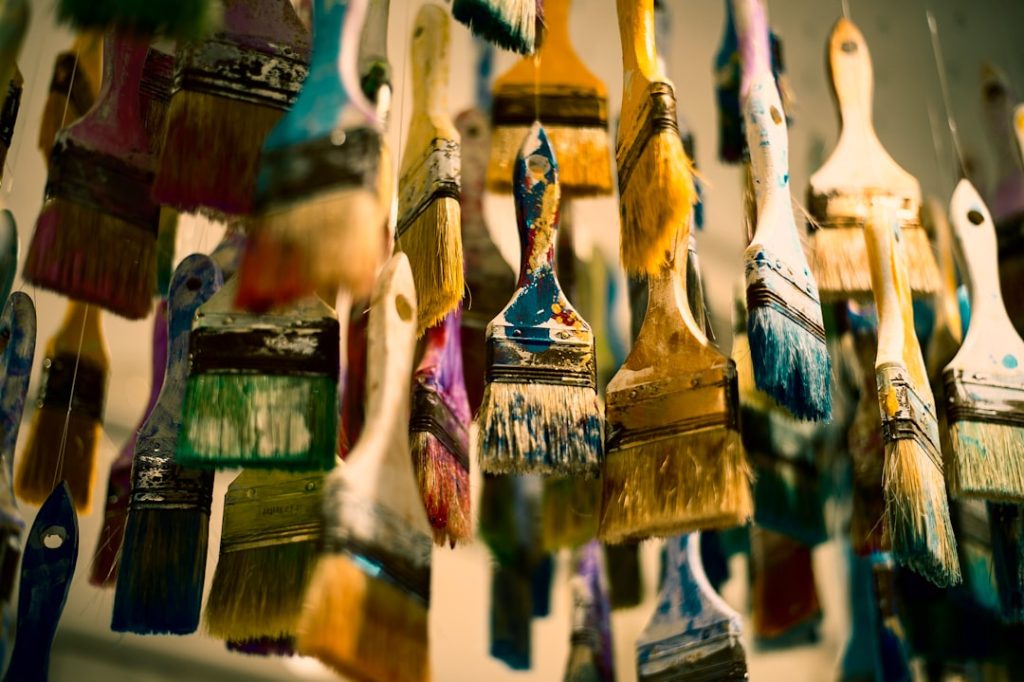 Photo Carpet cleaning brush