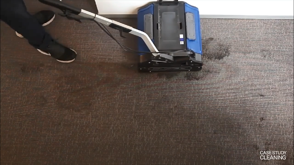 Demonstration of Duplex Floor Cleaning machines cleaning various floor types video poster