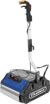 Duplex hard floor scrubber front side view