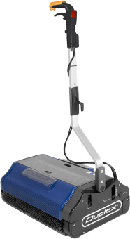 Duplex 620 machine designed for carpet cleaning in large commercial areas
