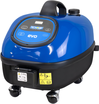 JetSteam Evo Water steam cleaner with continuous water refill system.