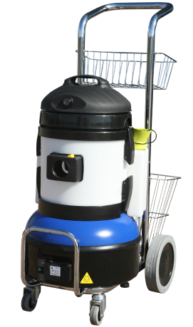 JetVac steam and vacuum machine for deep cleaning in aged care settings.