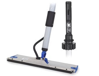 Thermoglide steam cleaning tool for sanitising hard floors in aged care environments.